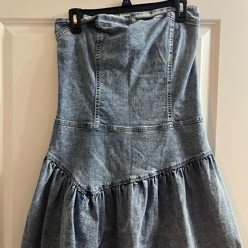 SHEIN Denim A-Line Dress